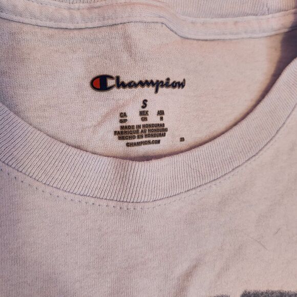 Champion Women’s Sports Culture Light Blue Short Sleeve Tshirt Size Small - Picture 6 of 7